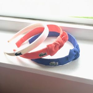 Lacoste Headbands- All Three Together